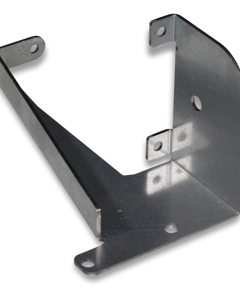 Support bracket for pulley rh and connection channel E95 UV